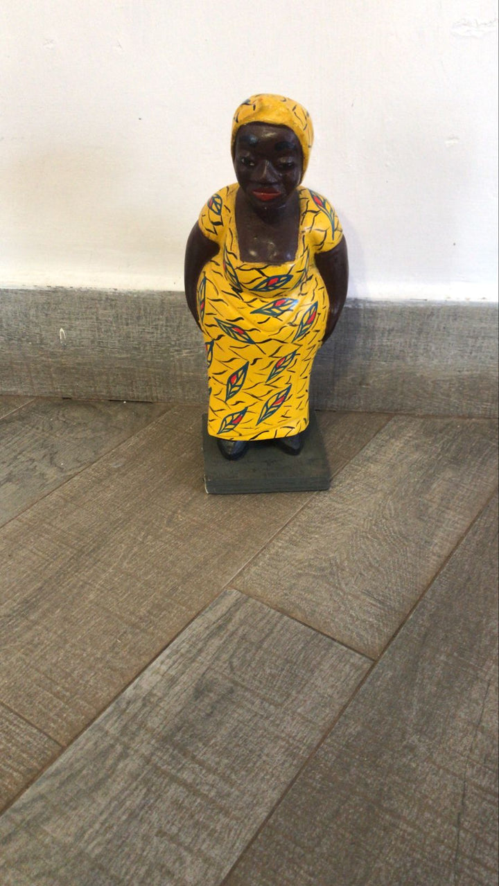 Mama west wooden doll from Ivory Coast - Dilwana - botswana online shopping