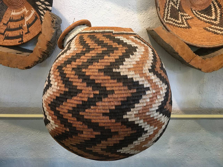 Handcrafted African Clay Pot by Dilwana, eco-friendly koze for decor or storage
