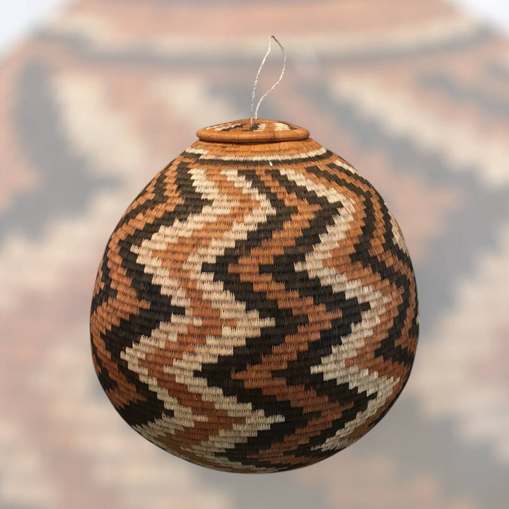 Handcrafted African Clay Pot by Dilwana, eco-friendly koze for decor or storage