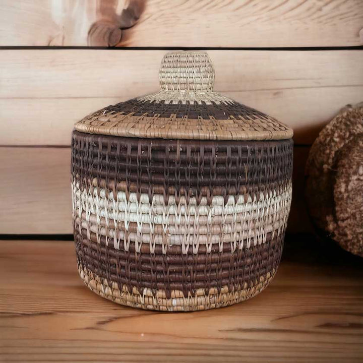 African Handwoven Basket | Celebrate African Artistry in Your Home - Dilwana - botswana online shopping