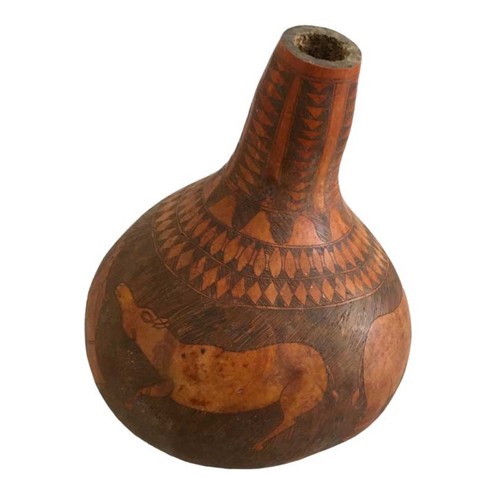 Antique Hand Carved Kenyan Calabash - A Timeless Masterpiece - Dilwana - botswana online shopping