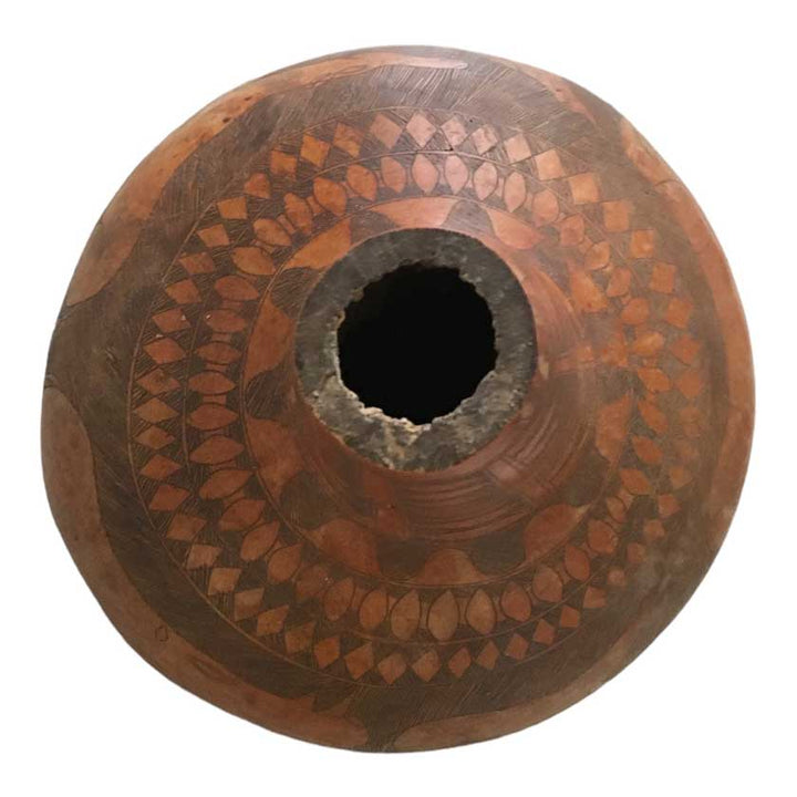 Antique Hand Carved Kenyan Calabash - A Timeless Masterpiece - Dilwana - botswana online shopping