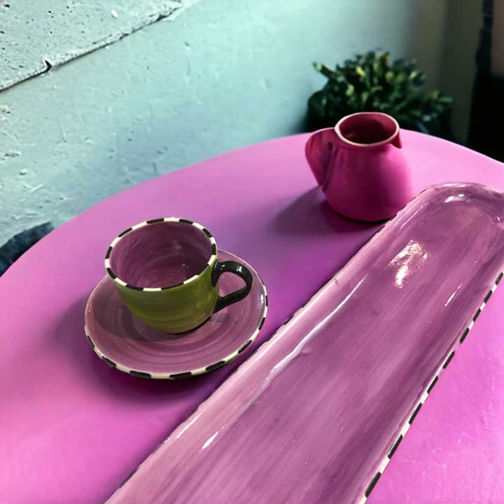 Antique set of serving platter, cup and saucer - Dilwana - botswana online shopping
