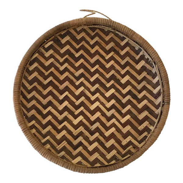 Artisanal Handmade Rattan Wall Basket