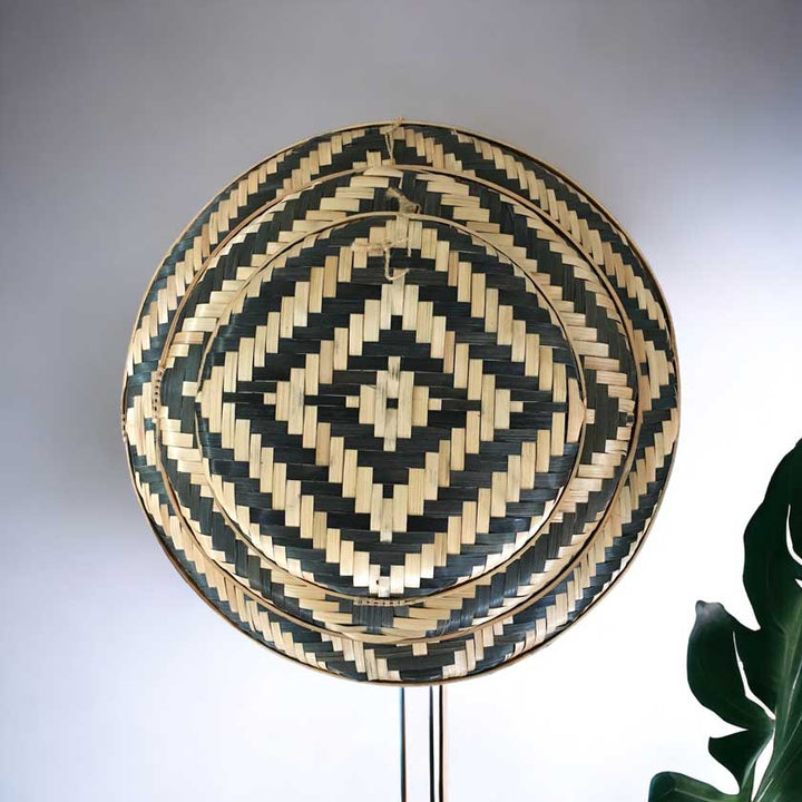 Artisanal Handmade Rattan Wall Basket Set of 3 - Dilwana - botswana online shopping