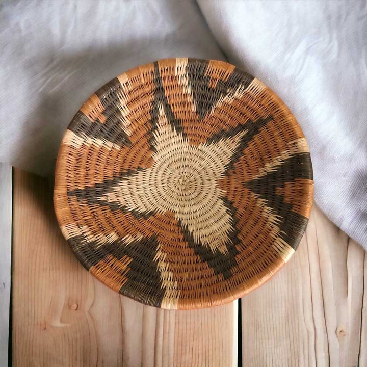 Bayei & Hanbukushu Handwoven Botswana Basket | Authentic African Craftsmanship | Dilwana-Worldwide African craft shop