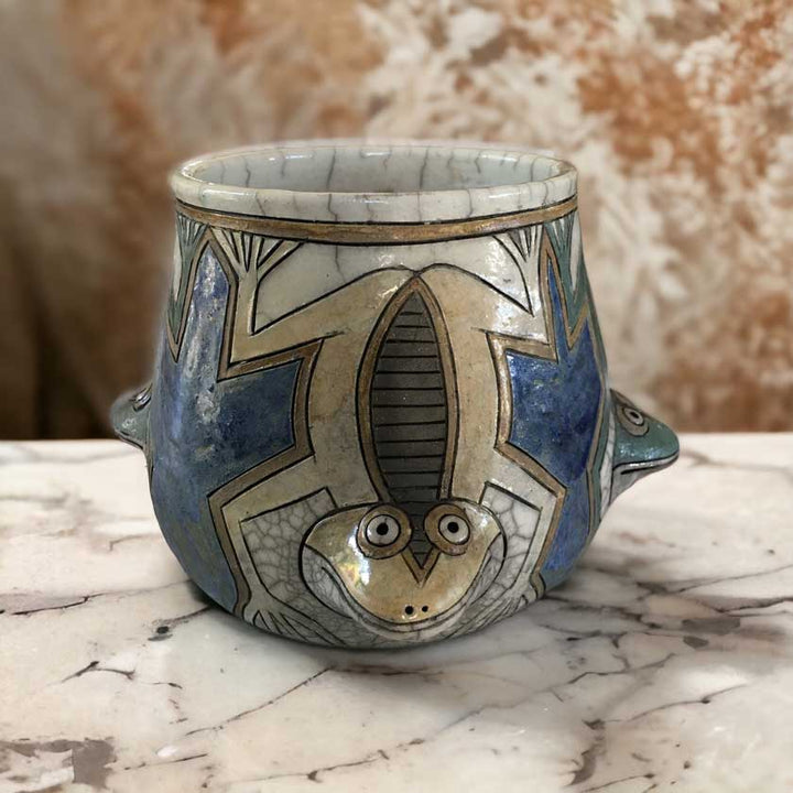 Cheeky Frog Mug Pot - Whimsical Ceramic Mug with a Twist-Dilwana