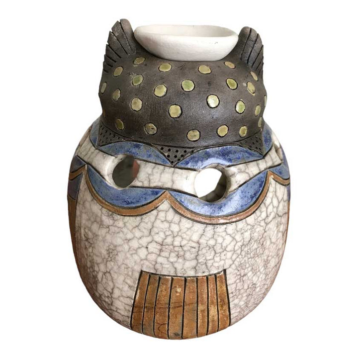 Handcrafted Raku Pottery Essential Oil Diffuser - Dilwana - botswana online shopping