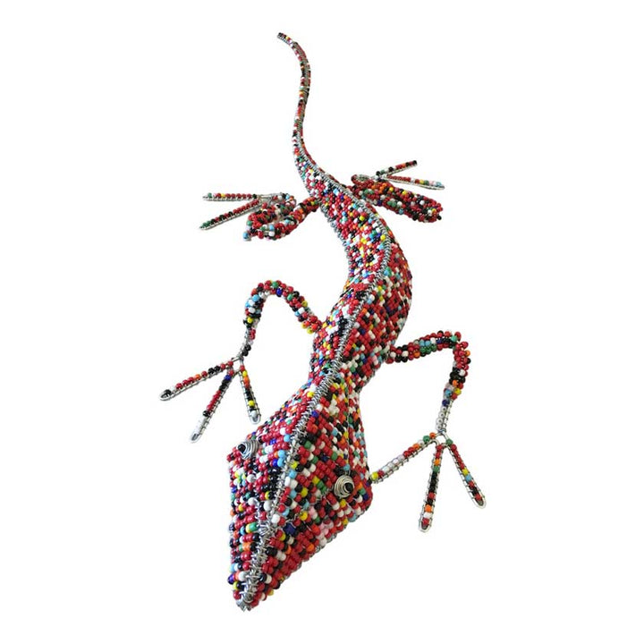 Handmade African Bead & Wire Lizard - Dilwana - botswana online shopping