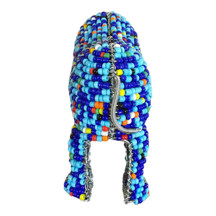 Handmade African Bead & Wire Rhino - Dilwana - botswana online shopping