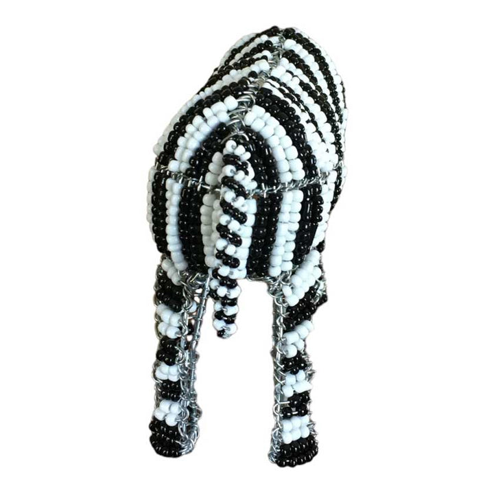 Handmade African Bead & Wire Zebra - Dilwana - botswana online shopping