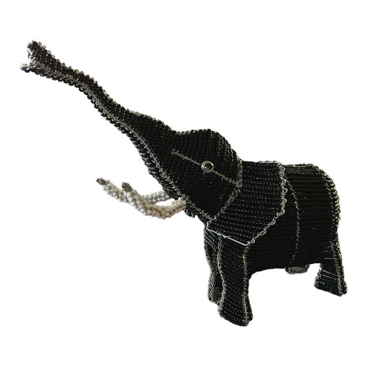 Experience the Magic: Handmade African Wire and Bead Elephant - Dilwana - botswana online shopping