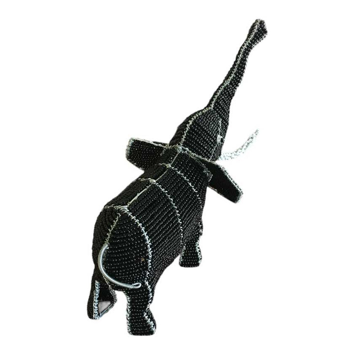 Experience the Magic: Handmade African Wire and Bead Elephant - Dilwana - botswana online shopping