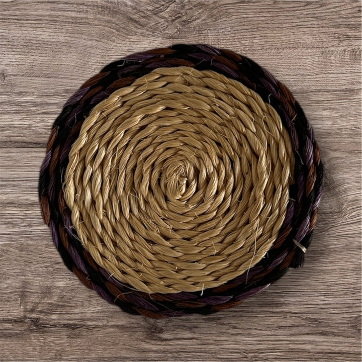 African Vintage Handwoven Rattan Placemat (Set Of 2)+ GONE RURAL Coaster - Dilwana - botswana online shopping