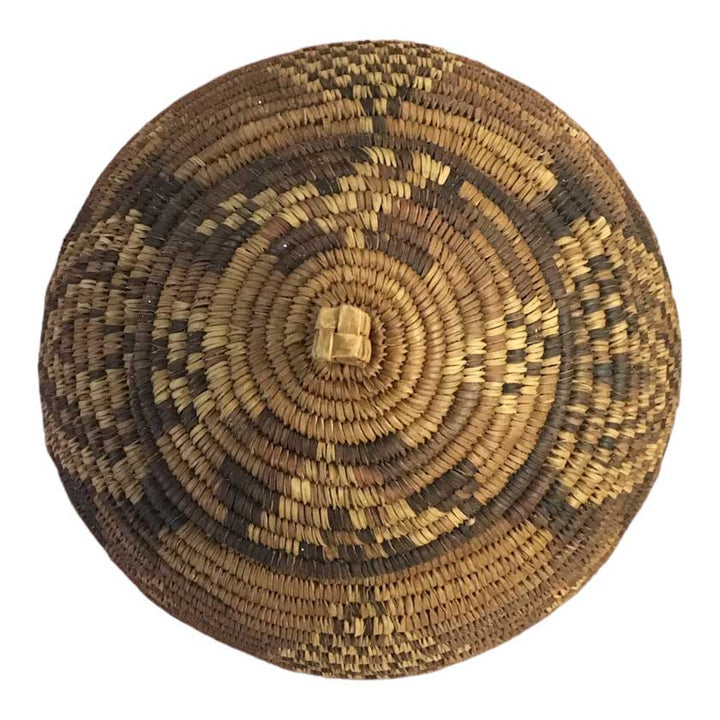 Mid-20th Century Zulu Ukhamba Basket With Lid - Dilwana - botswana online shopping