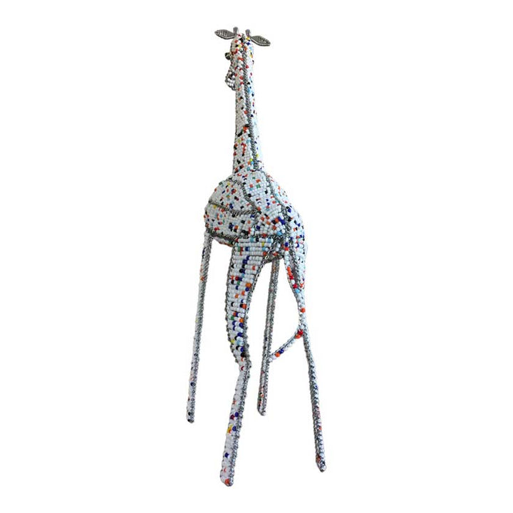 Handmade African Bead & Wire Giraffe - Dilwana - botswana online shopping