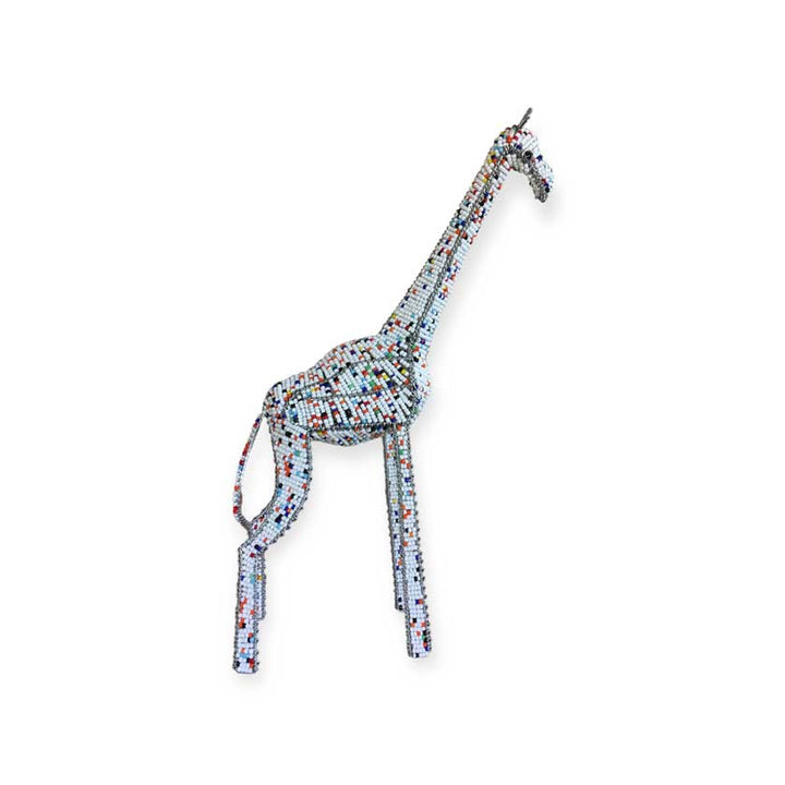 Handmade African Bead & Wire Giraffe - Dilwana - botswana online shopping