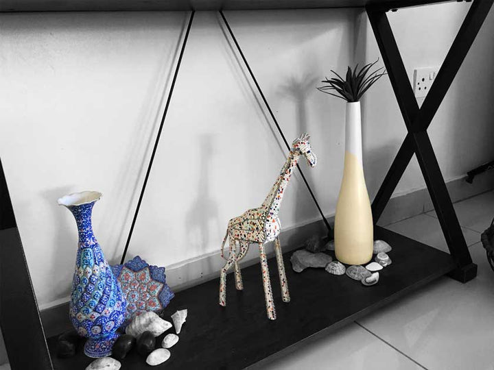 Handmade African Bead & Wire Giraffe - Dilwana - botswana online shopping