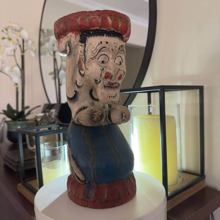 Vintage Handcrafted African Tribal Figurine – Tribal Folk Art Fetish Antique Primitive Old Woman - Dilwana - botswana online shopping