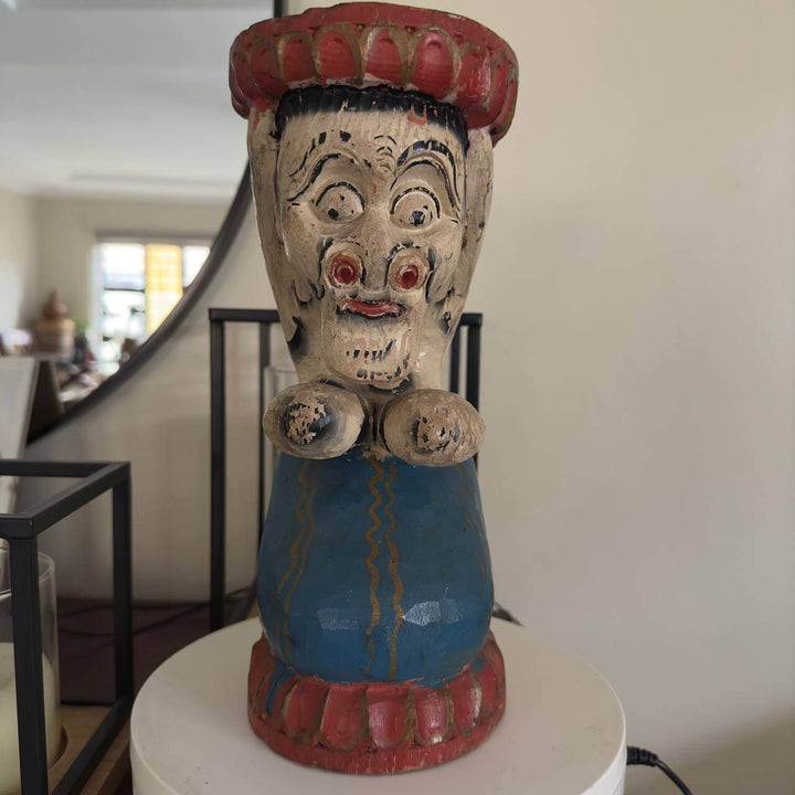 Vintage Handcrafted African Tribal Figurine – Tribal Folk Art Fetish Antique Primitive Old Woman - Dilwana - botswana online shopping