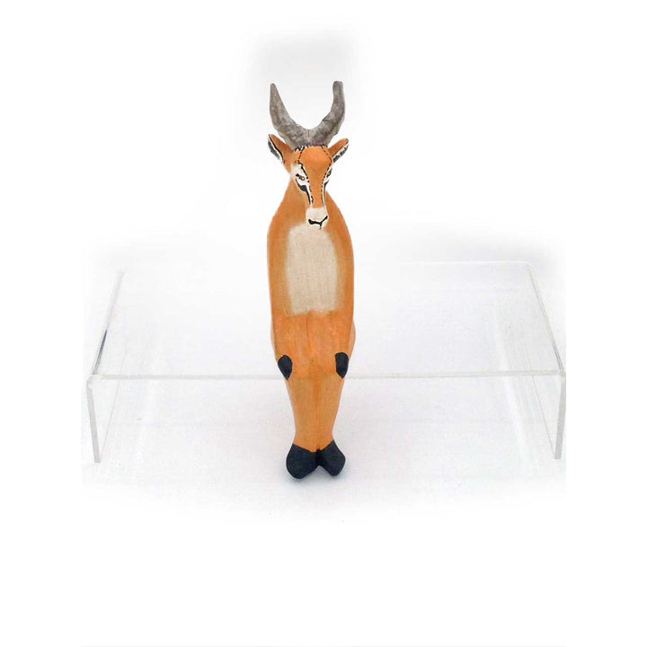 African Gazelle sitting animal craft - African craft online store in USA - Dilwana