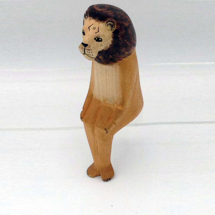 African Lion sitting animal craft - African craft online store in USA - Dilwana