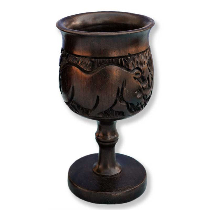 African Mahogany wine cup - Dilwana - botswana online shopping