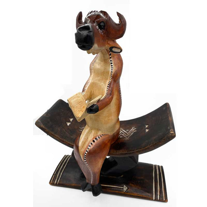 African sitting animal - Dilwana - African craft market