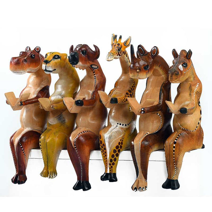 African sitting animal - Dilwana - African craft market