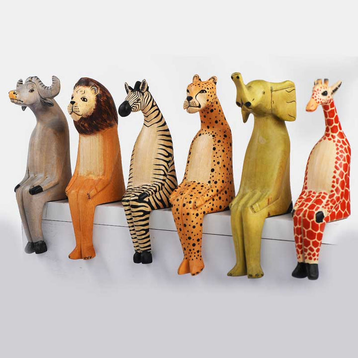 Polite sitting animals - African crafts - Dilwana - botswana online shopping