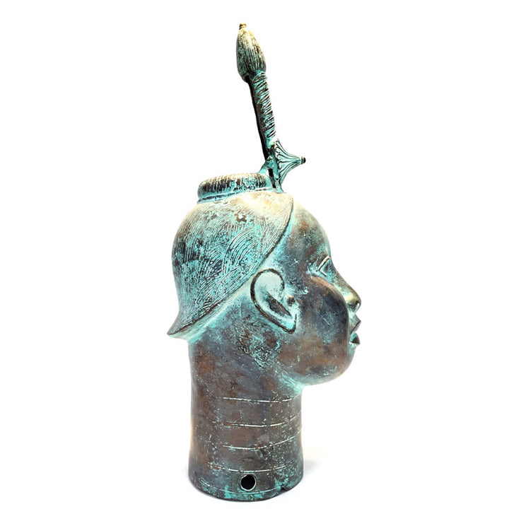 Bronze Human Head Sculpture - Dilwana - botswana online shopping
