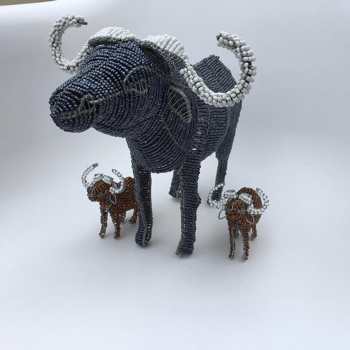 Buffalo Wired and Beads - African Craft - Dilwana - botswana online shopping