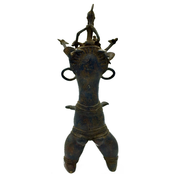 Congo Fertility Doll Bronze-African craft