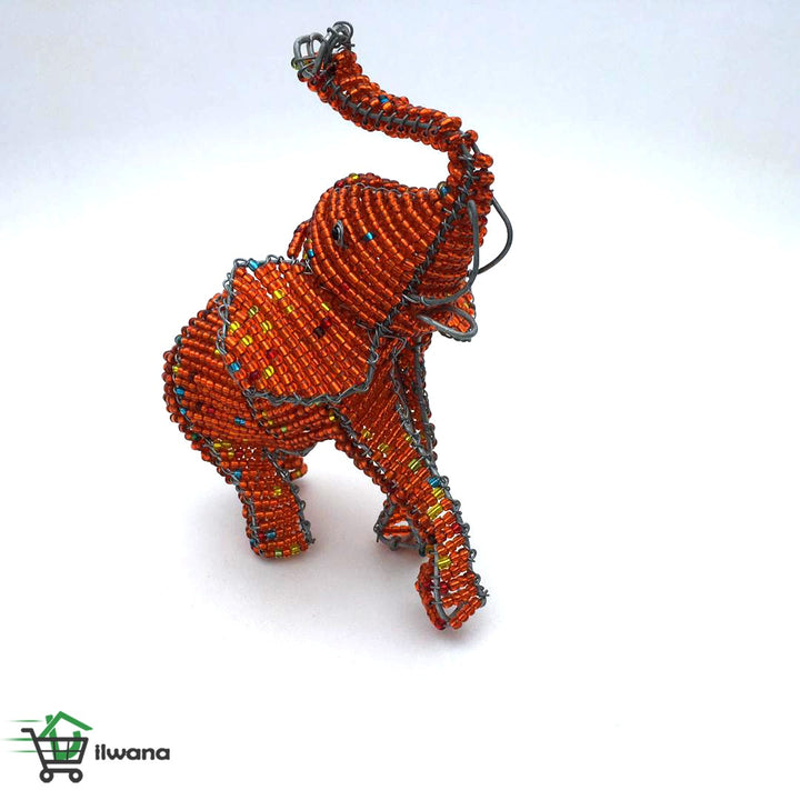 African Beadwork-Elephant wired and bead-African craft