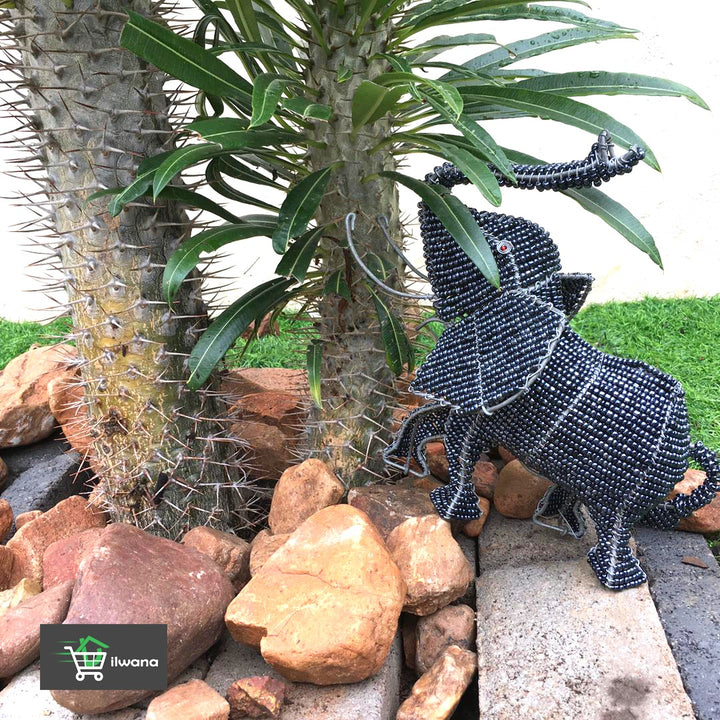 Elephant Wired and Beads - African Craft - Dilwana - botswana online shopping