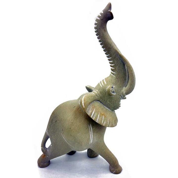 Elephant natural soapstone - African craft store in USA - Dilwana