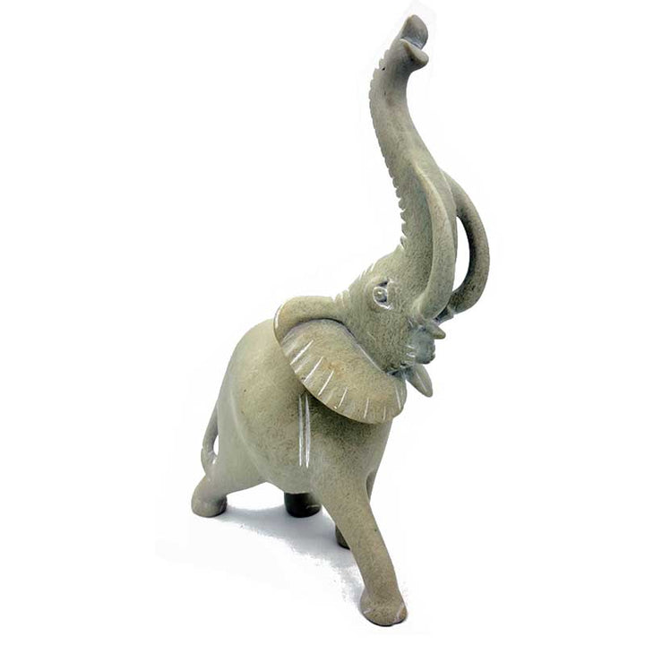 Elephant natural soapstone - African craft - Dilwana