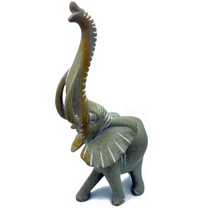 Elephant natural soapstone - African craft - Dilwana