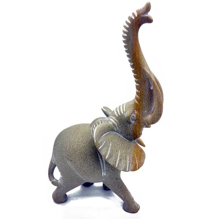 Elephant natural soapstone - African craft - Dilwana