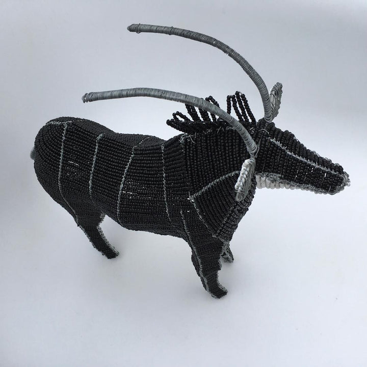 African beadwork-Gemsbok Wired and Beads-African craft