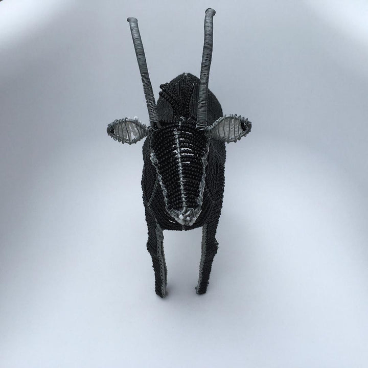 African beadwork-Gemsbok Wired and Beads-African craft