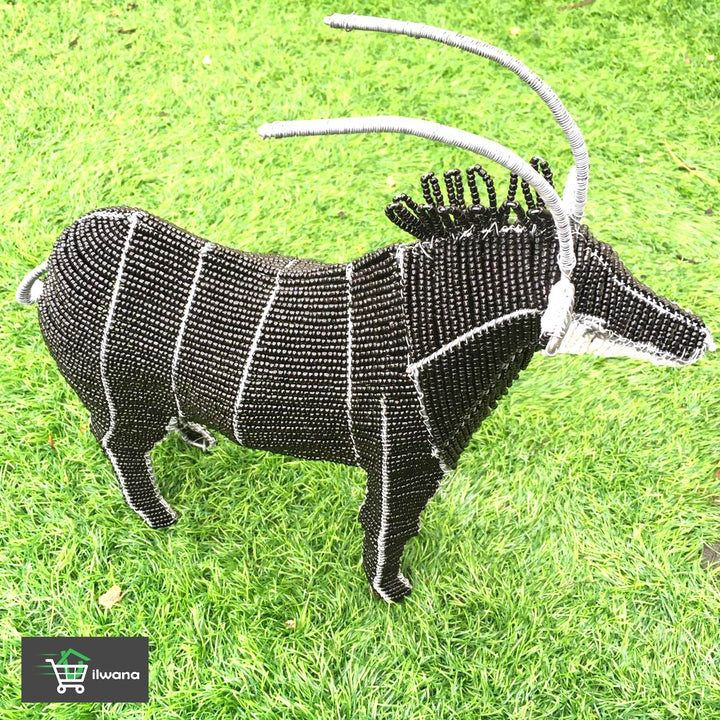 Gemsbok Wired and Beads - African Craft - Dilwana - botswana online shopping