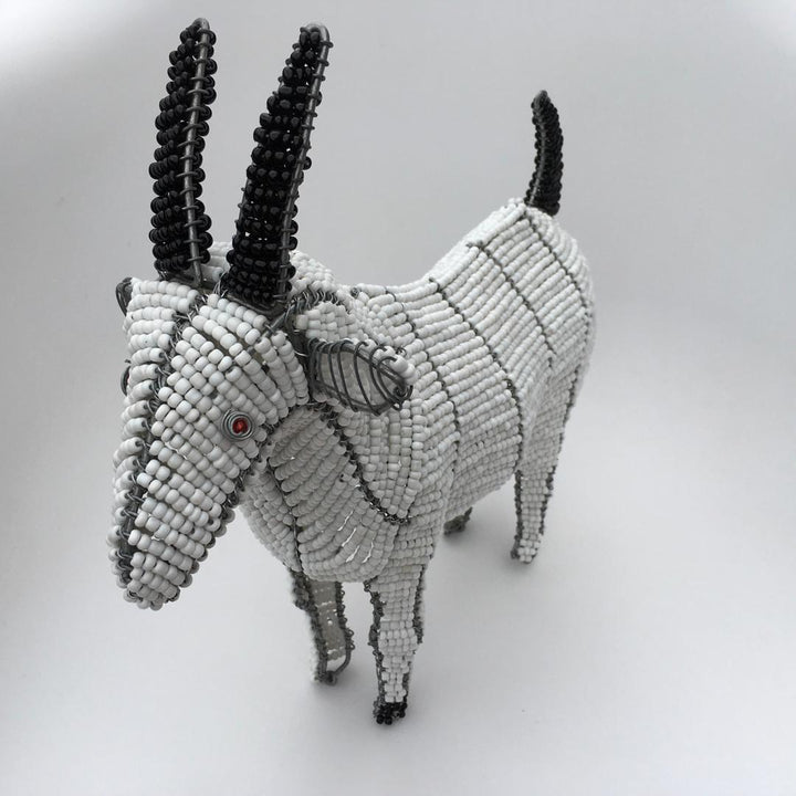 Goat Beadwork-African beadwork-African craft-Dilwana.com