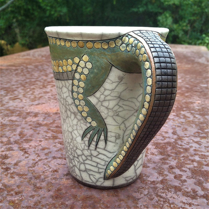 Handmade clay mug | Terra Cotta pottery - Dilwana - botswana online shopping