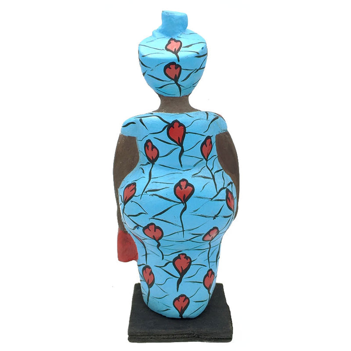 Mama west wooden doll from Ivory Coast - Dilwana - botswana online shopping
