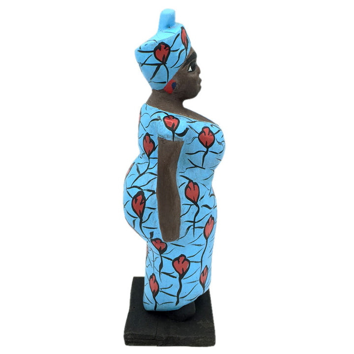 Mama west wooden doll from Ivory Coast - Dilwana - botswana online shopping