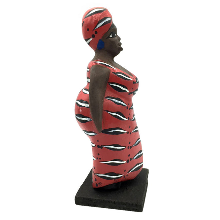 Mama west wooden doll from Ivory Coast - Dilwana - botswana online shopping