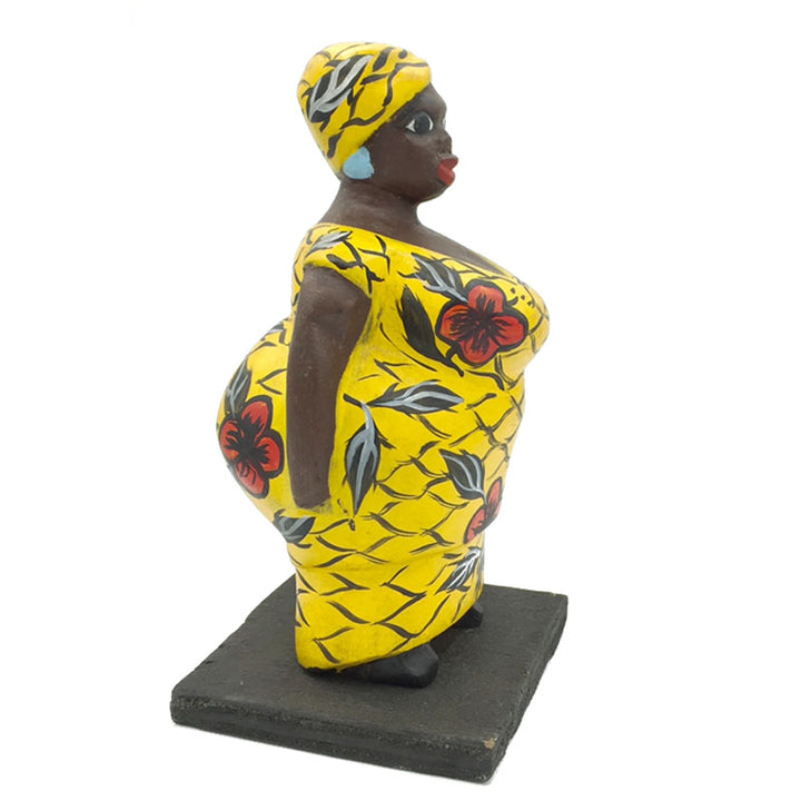 Mama west wooden doll from Ivory Coast - Dilwana - botswana online shopping