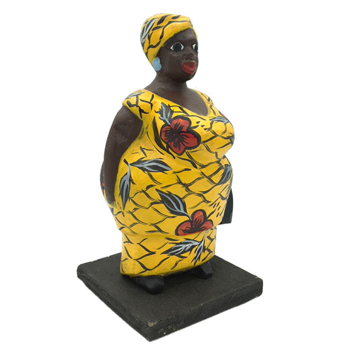 Mama west wooden doll from Ivory Coast - Dilwana - botswana online shopping