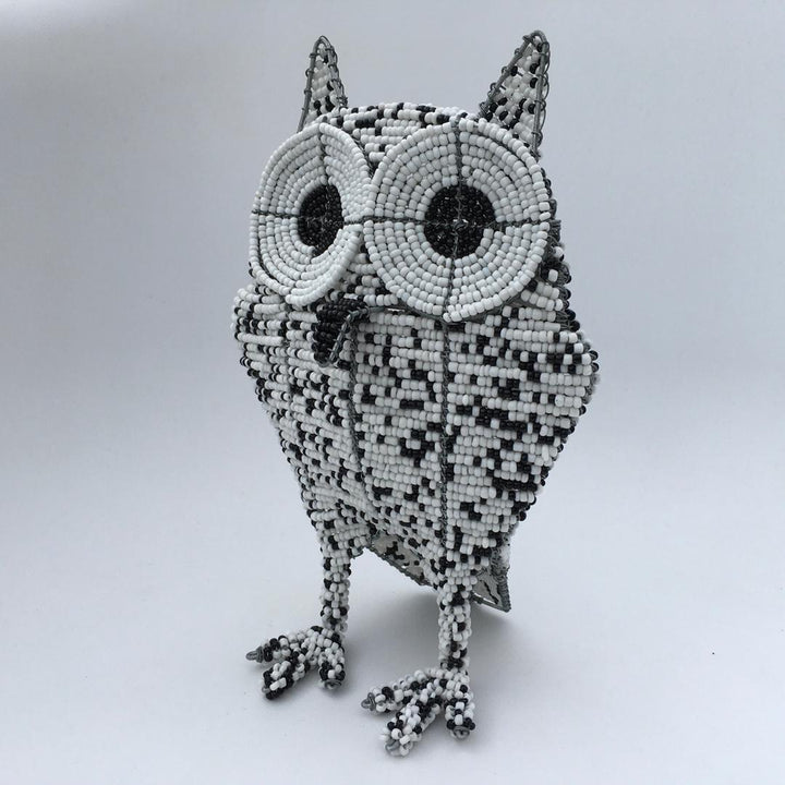 African craft-African beadwork-Owl Wired and Beads